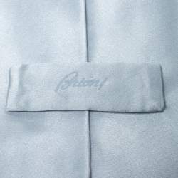 Brioni Vintage Pale Blue Silk Tie