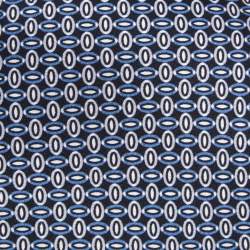 مملوكة مسبقًا Brioni Blue Printed Silk Satin Tie