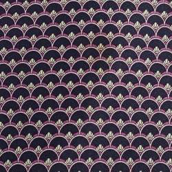 Brioni Purple Printed Satin Pocket Square and Tie 