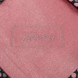 Pre Owned Brioni Multicolor Printed Satin Silk Pocket Square and Tie 