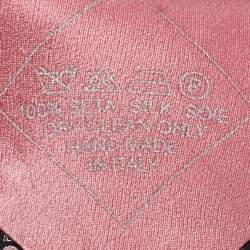 Pre Owned Brioni Multicolor Printed Satin Silk Pocket Square and Tie 