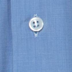 Brioni Blue Cotton Button Front Regular Fit Shirt XXXL