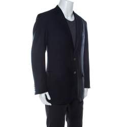Brioni Navy Blue Wool Parlamento Blazer XXL