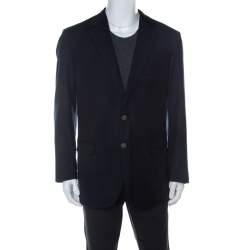 Brioni Navy Blue Wool Parlamento Blazer XXL