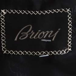 Pre Owned Brioni Grey Wool Striped NM Colosse Suit XXL