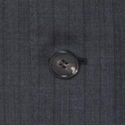 Pre Owned Brioni Grey Wool Striped NM Colosse Suit XXL