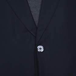 Brioni Navy Blue Wool Palatino Regular Fit Suit XL
