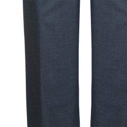 Brioni Men's Grey Wool Trousers L