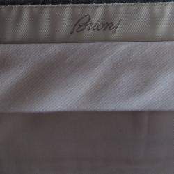 Brioni Men's Grey Wool Trousers L