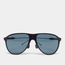 Pre Owned Brunello Cucinelli Black BC4011S Aviator Sunglasses