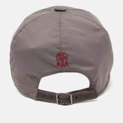 Brunello Cucinelli Taupe Technical Cap L