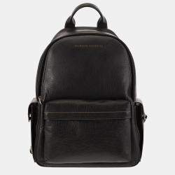 Brunello Cucinelli Black Grained Calfskin Backpack