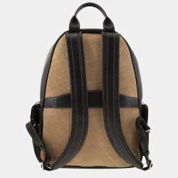 Brunello Cucinelli Black Grained Calfskin Backpack