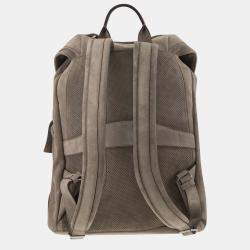 Brunello Cucinelli Turtledove Suece Backpack