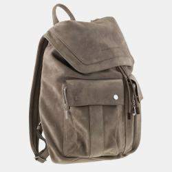 Brunello Cucinelli Turtledove Suece Backpack