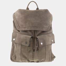 Brunello Cucinelli Turtledove Suece Backpack