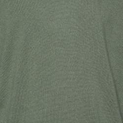 Brunello Cucinelli Green Cashmere Crew Neck Sweater XL