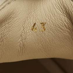 Pre Owned حذاء رياضي برونيلو كوتشينيللي سويـدي بني / بيج بعنق منخفض مقاس 43