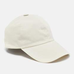 Brunello Cucinelli Beige Cotton Canvas Baseball Cap S