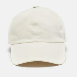 Brunello Cucinelli Beige Cotton Canvas Baseball Cap S