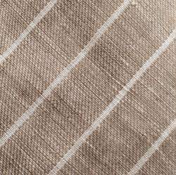 Brunello Cucinelli Beige and Cream Diagonal Striped Linen Tie