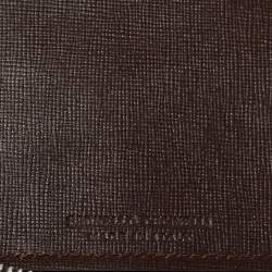 Brunello Cucinelli Brown Leather Zip Around iPad Case