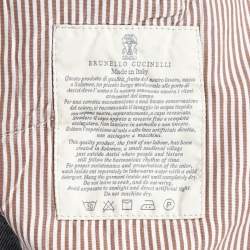 Pre Owned Brunello Cucinelli Blue Washed Denim Traditional Fit Jeans XXXL (Waist 40")