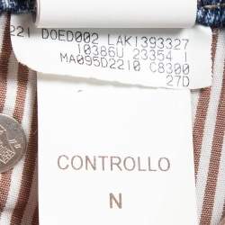 Brunello Cucinelli Light Blue Washed Denim Traditional Fit Jeans XXXL (Waist 40")
