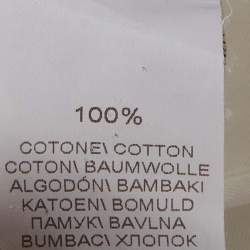 Brunello Cucinelli White Cotton Slim Fit Shirt L