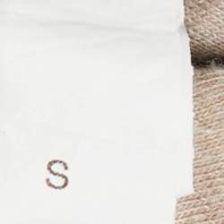 Brunello Cucinelli Grey Cotton Knit Sweatpants S
