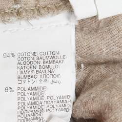 Brunello Cucinelli Grey Cotton Knit Sweatpants S