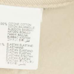 Pre Owned Brunello Cucinelli Beige Denim Traditional Fit Jeans S Waist 34"
