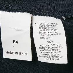 Brunello Cucinelli Navy Blue Jersey Crewneck T-Shirt XXL