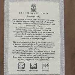 Brunello Cucinelli Blue Nylon Shearling Trim Nylon Down Jacket XS