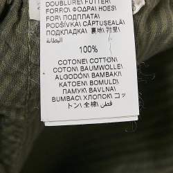 Brunello Cucinelli Green Linen Blend Draw String Leisure Fit Pants S