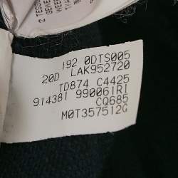 Brunello Cucinelli Navy Blue Cotton Knit Contrast Trimmed Sweatpants XS