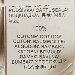 Brunello Cucinelli White Cotton Draw String Leisure Fit Pants M