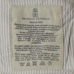 Pre Owned Brunello Cucinelli  White Denim Traditional Fit Jeans l Waist 34"