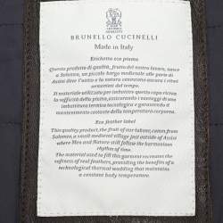 Brunello Cucinelli Brown Leather Jacket M