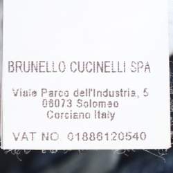 Pre Owned Brunello Cucinelli Blue Denim Traditional Fit Jeans M