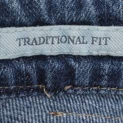 Pre Owned Brunello Cucinelli Blue Denim Traditional Fit Jeans M
