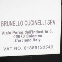Brunello Cucinelli Black Denim Traditional Fit Jeans M