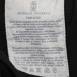 Brunello Cucinelli Black Denim Traditional Fit Jeans M