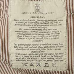 Pre Owned Brunello Cucinelli Grey Denim Leisure Fit Jeans S Waist 31"