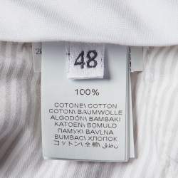 Pre Owned Brunello Cucinelli White Cotton Shorts M