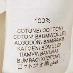 Pre Owned Brunello Cucinelli White Cotton Knit T-Shirt M