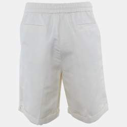 Pre Owned Brunello Cucinelli Off-White Cotton Bermuda Shorts XXXL