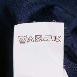 Pre Owned Brunello Cucinelli Blue Jersey Crewneck T-Shirt M