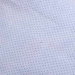 Pre Owned Brunello Cucinelli Light Blue Dotted Print Cotton Long Sleeve Slim Fit Shirt S