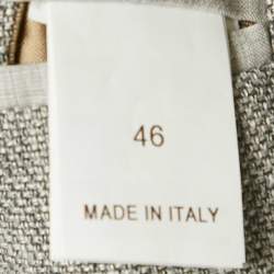 مملوكة مسبقًا بليزر برونيلو كوتشينيللي رمادي كتان مقاس صغير (سمول)